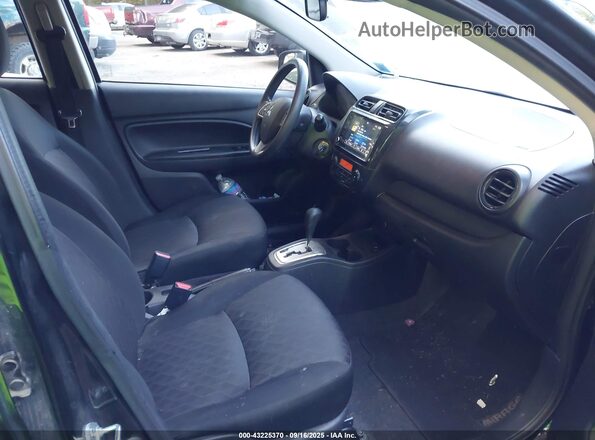 ML32AUHJ0MH012055 2021 MITSUBISHI MIRAGE Black Widok wnętrza z przodu