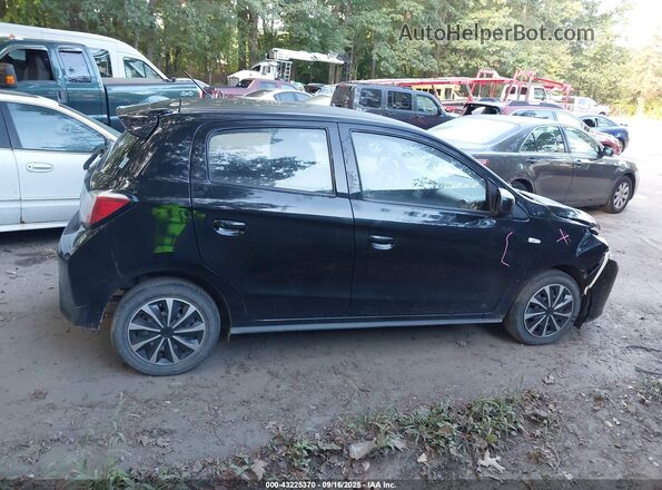 ML32AUHJ0MH012055 2021 MITSUBISHI MIRAGE Black Widok wnętrza z tyłu