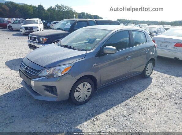 ML32AUHJ2MH003227 2021 MITSUBISHI MIRAGE Silver Առջևի ձախ երեք քառորդ տեսարան