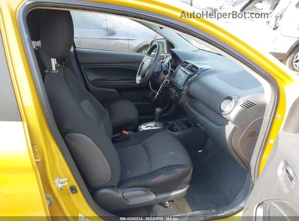 ML32AUHJ7MH004860 2021 MITSUBISHI MIRAGE Yellow Widok wnętrza z przodu