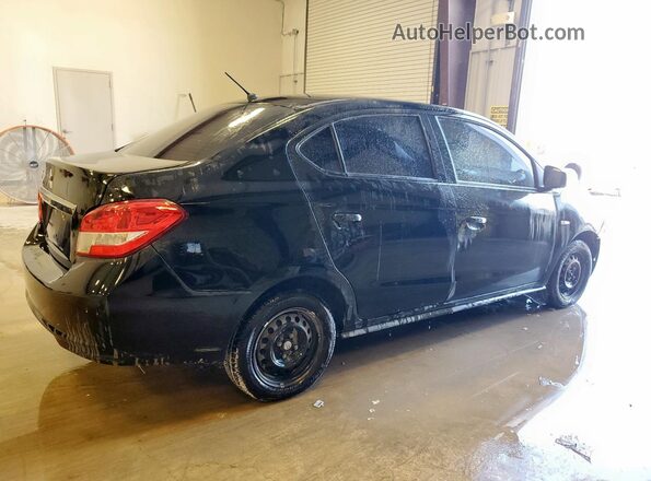 ML32F3FJ4LHF11733 2020 MITSUBISHI MIRAGE Black Trasero derecho
