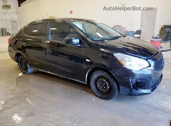 ML32F3FJ4LHF11733 2020 MITSUBISHI MIRAGE Black Delantero derecho