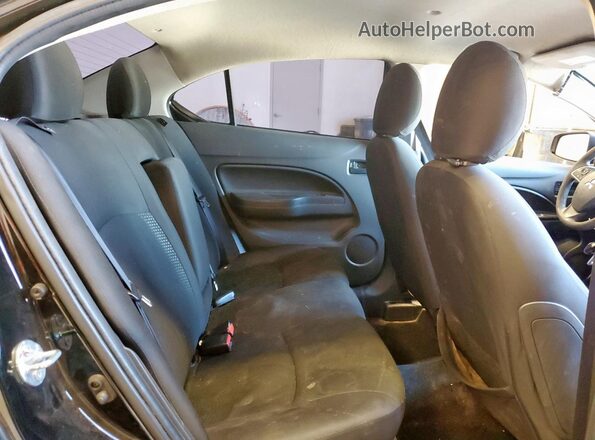 ML32F3FJ4LHF11733 2020 MITSUBISHI MIRAGE Black Vista de los asientos traseros