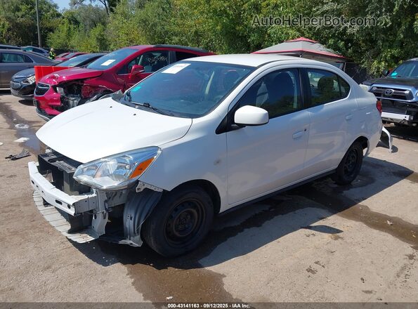 ML32F3FJ5LHF04578 2020 MITSUBISHI MIRAGE G4 White წინა მარცხენა ხედი სამი მეოთხედიდან
