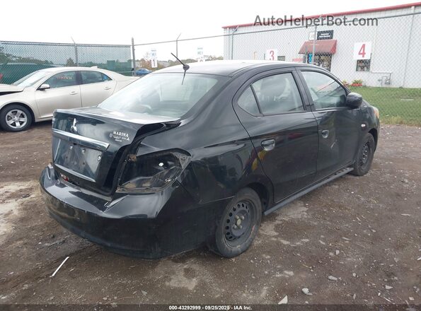 ML32F3FJ6LHF08512 2020 MITSUBISHI MIRAGE G4 Black Задня права чверть