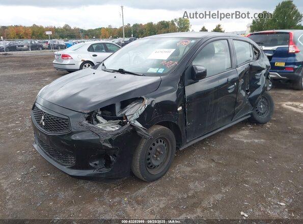 ML32F3FJ6LHF08512 2020 MITSUBISHI MIRAGE G4 Black Передня ліва чверть