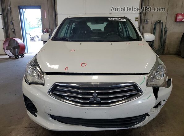 ML32F3FJ9JHF12146 2018 MITSUBISHI MIRAGE White Դիմացի տեսք