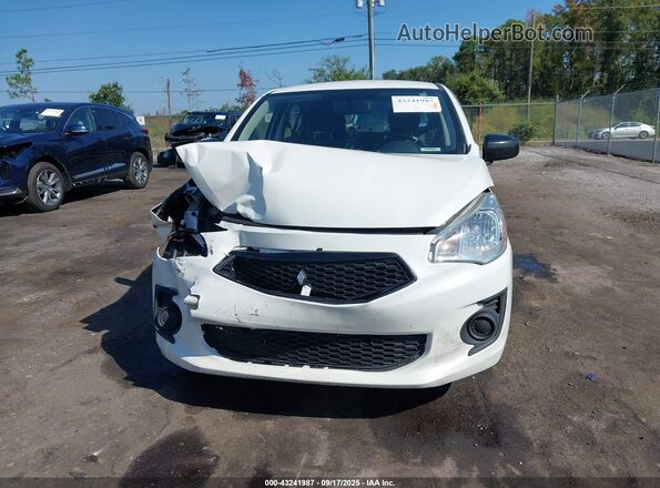 ML32F4FJ1LHF07015 2020 MITSUBISHI MIRAGE White Instrument cluster view