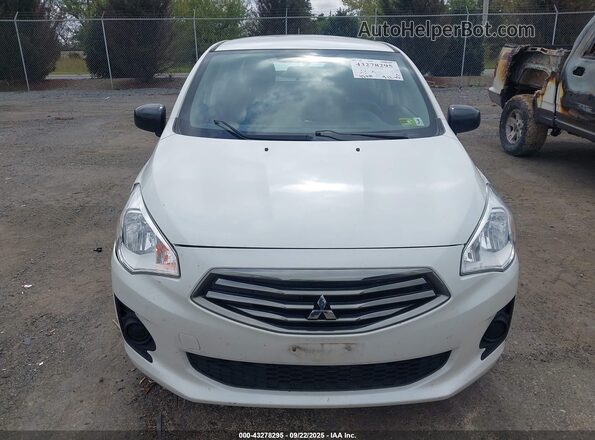 ML32F4FJ3LHF01605 2020 MITSUBISHI MIRAGE G4 White Instrument cluster view