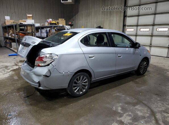 ML32F4FJ4KHF12661 2019 MITSUBISHI MIRAGE Silver Задня права чверть