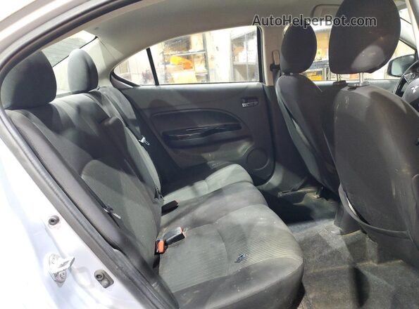 ML32F4FJ4KHF12661 2019 MITSUBISHI MIRAGE Silver Вид задніх сидінь