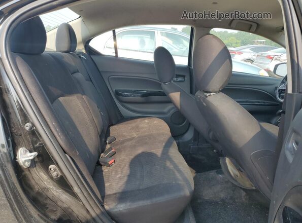 ML32F4FJXLHF12696 2020 MITSUBISHI MIRAGE Black Vista de los asientos traseros