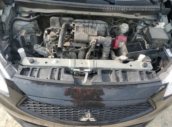 ML32F4FJXLHF12696 2020 MITSUBISHI MIRAGE Black Vista interior trasera