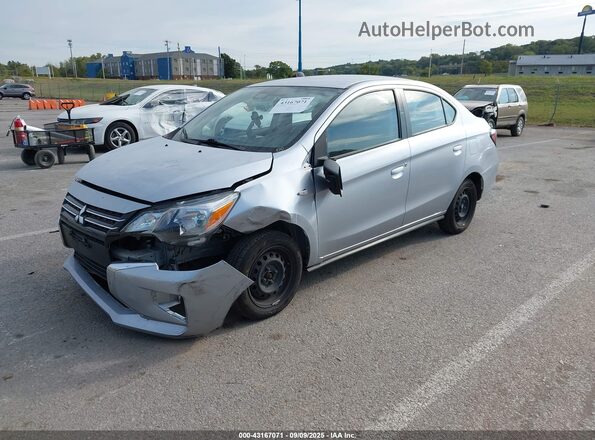 ML32FUFJ3MHF03646 2021 MITSUBISHI MIRAGE G4 Silver Передня ліва чверть
