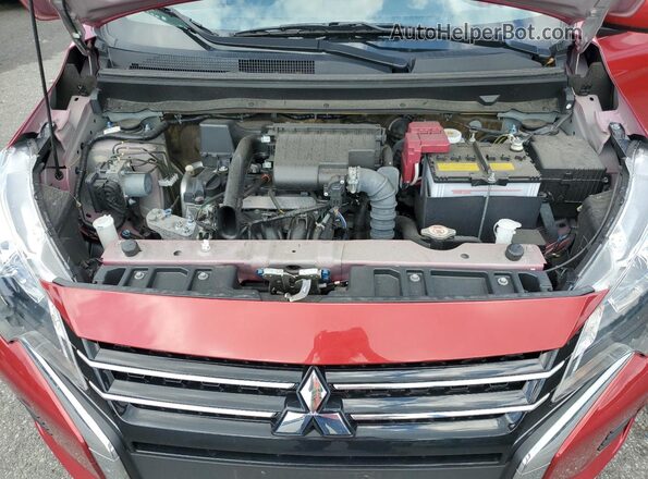 ML32FUFJ5RHF08435 2024 MITSUBISHI MIRAGE Red Widok wnętrza z tyłu