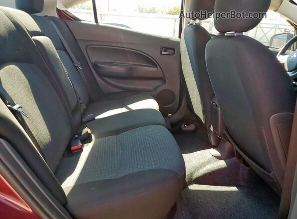 ML32FUFJ6MHF05679 2021 MITSUBISHI MIRAGE Бордовый Вид задних сидений