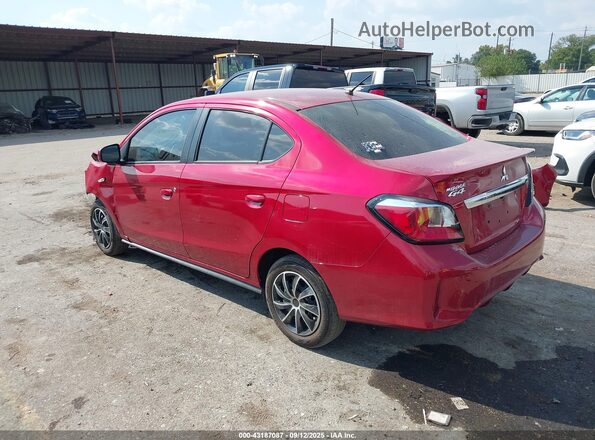 ML32FUFJ7NHF09595 2022 MITSUBISHI MIRAGE G4 Red Задня ліва чверть
