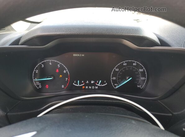 NM0GE9F27L1470132 2020 FORD TRANSIT Silver Вид щитка приладів