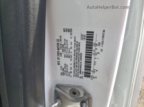NM0GS9E23L1465858 2020 FORD TRANSIT White VIN sticker view