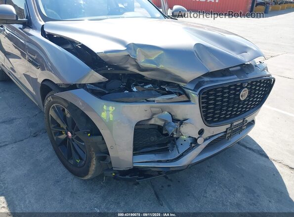 SADCJ2EUXMA664263 2021 JAGUAR F-PACE Gray Вид спереду