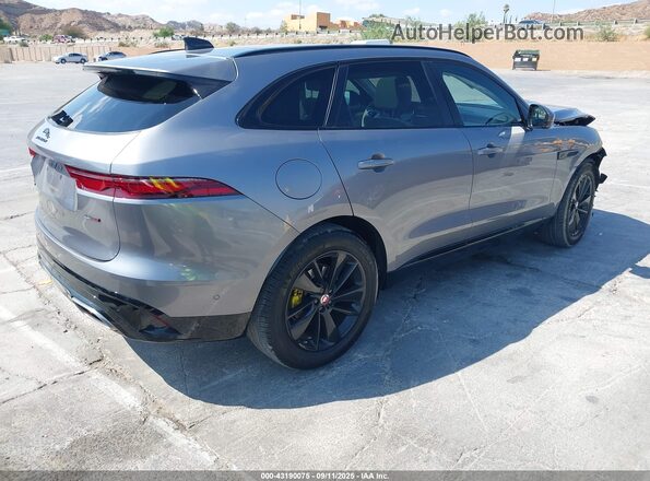 SADCJ2EUXMA664263 2021 JAGUAR F-PACE Gray Задня права чверть