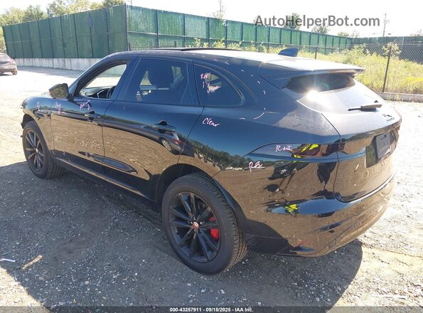 SADCJ2EX5NA698705 2022 JAGUAR F-PACE Black Rear left