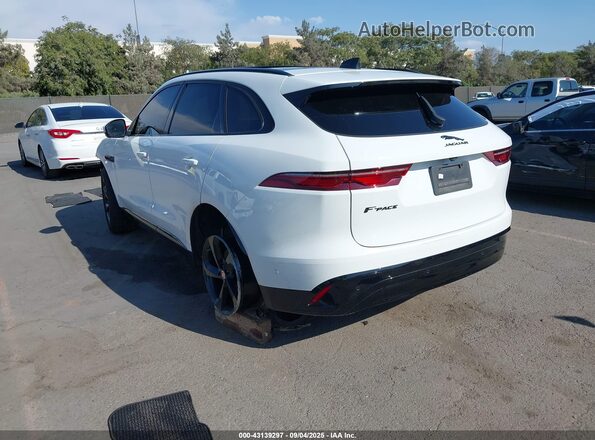 SADCJ2EX7MA668331 2021 JAGUAR F-PACE Белый Задняя левая четверть