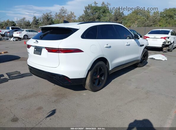 SADCJ2EX7MA668331 2021 JAGUAR F-PACE Белый Задняя правая четверть