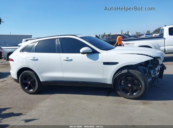 SADCJ2EX7MA668331 2021 JAGUAR F-PACE Белый Вид задней части салона