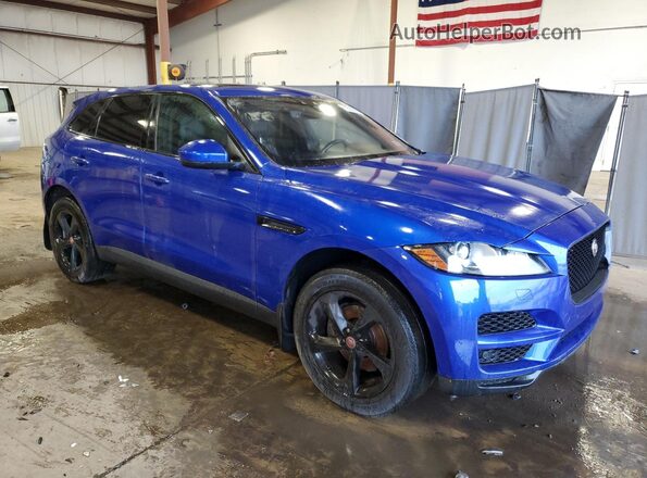 SADCJ2FX2LA631779 2020 JAGUAR F-PACE Синий Передняя правая четверть