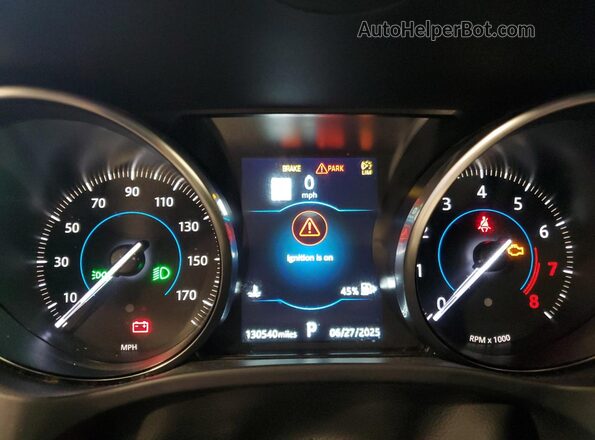 SADCJ2FX2LA631779 2020 JAGUAR F-PACE Синий Вид щитка приборов
