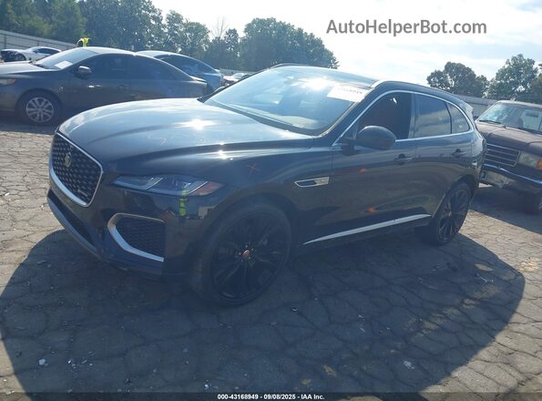 SADCT2FU2MA668977 2021 JAGUAR F-PACE Black Передня ліва чверть