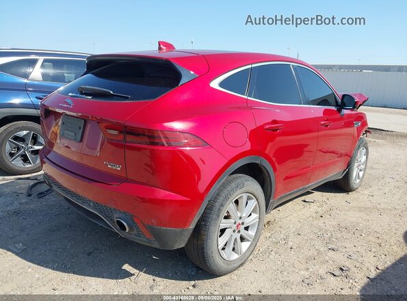 SADFJ2FX8K1Z40930 2019 JAGUAR E-PACE Red Rear right