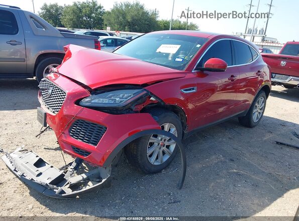 SADFJ2FX8K1Z40930 2019 JAGUAR E-PACE Red Front left