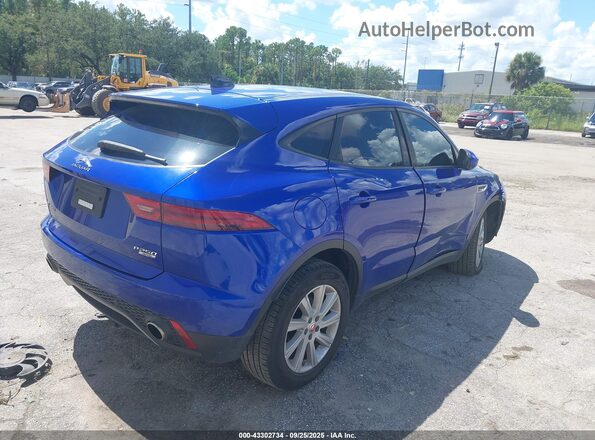 SADFK2FX8L1001906 2020 JAGUAR E-PACE Синий Задняя правая четверть