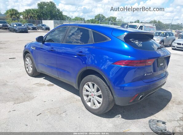 SADFK2FX8L1001906 2020 JAGUAR E-PACE Синий Задняя левая четверть