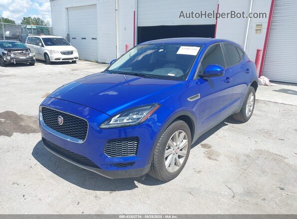 SADFK2FX8L1001906 2020 JAGUAR E-PACE Синий Передняя левая четверть