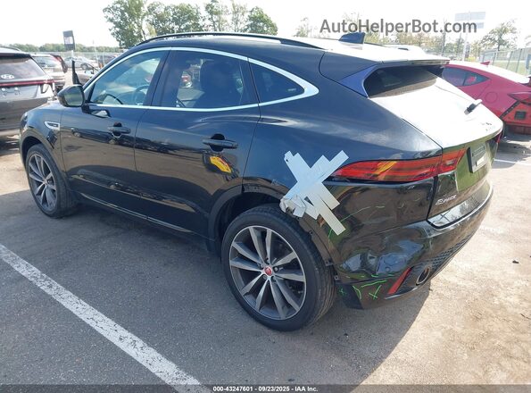 SADFM2GX4J1Z15950 2018 JAGUAR E-PACE Черный Задняя левая четверть