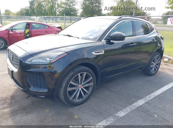 SADFM2GX4J1Z15950 2018 JAGUAR E-PACE Черный Передняя левая четверть