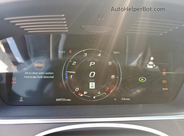 SAJDF1EEXRCK85149 2024 JAGUAR F-TYPE Green Vista del cuadro de instrumentos