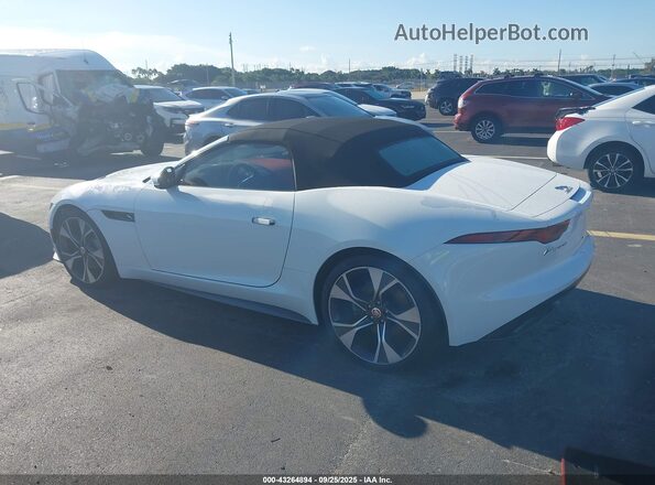 SAJDF5GX8MCK73659 2021 JAGUAR F-TYPE White Trasero izquierdo
