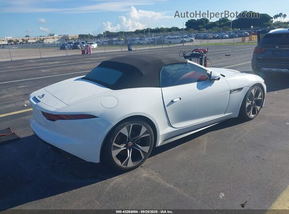 SAJDF5GX8MCK73659 2021 JAGUAR F-TYPE White Trasero derecho