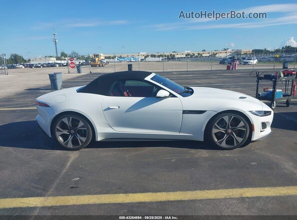 SAJDF5GX8MCK73659 2021 JAGUAR F-TYPE White Vista interior trasera