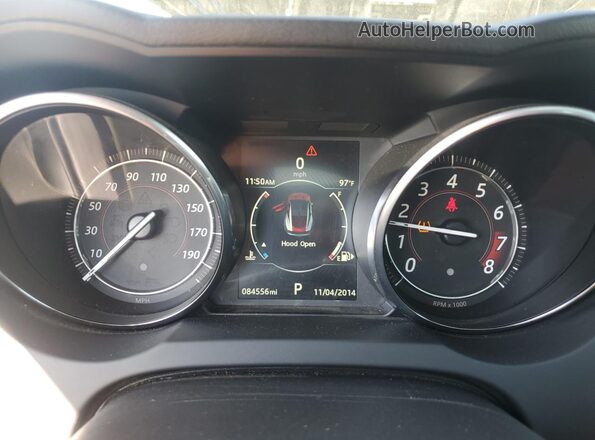 SAJWA6AT3G8K29479 2016 JAGUAR F-TYPE Black Вид щитка приладів