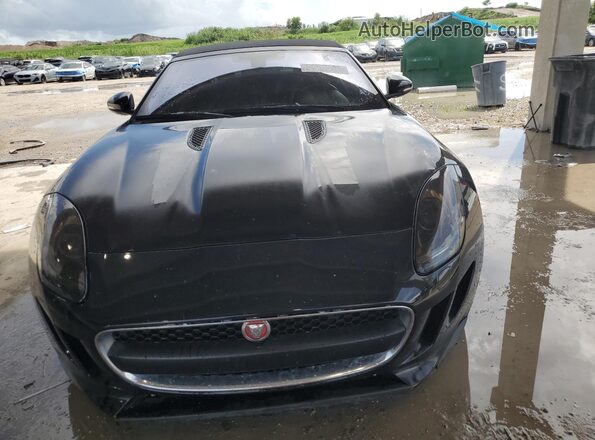 SAJWA6ET5H8K44352 2017 JAGUAR F-TYPE Black Вид ззаду