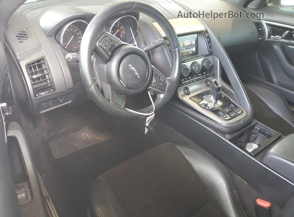 SAJWA6ET5H8K44352 2017 JAGUAR F-TYPE Black Вид щитка приладів