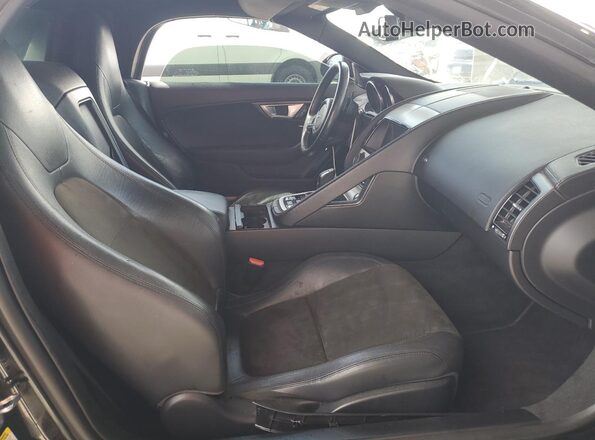 SAJWA6ET5H8K44352 2017 JAGUAR F-TYPE Black Вид задньої частини салону