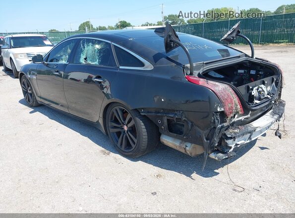 SAJWJ2GD1G8V99581 2016 JAGUAR XJ Black Tył lewy