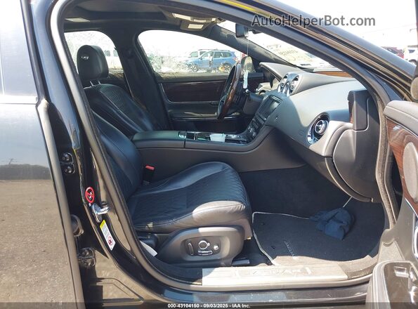 SAJWJ2GD1G8V99581 2016 JAGUAR XJ Black Widok wnętrza z przodu