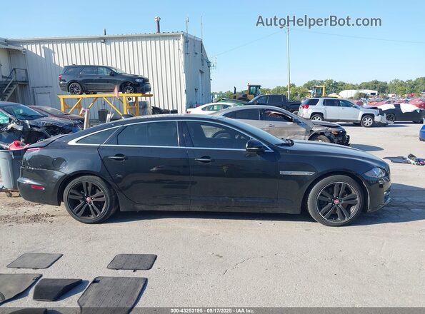SAJWJ2GD2G8V99329 2016 JAGUAR XJ Black უკანა სალონის ხედი